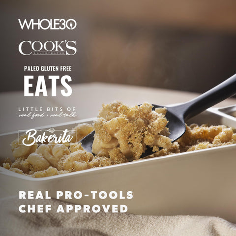 Ergonomic handle of the DI ORO Seamless Spoonula for comfortable grip
