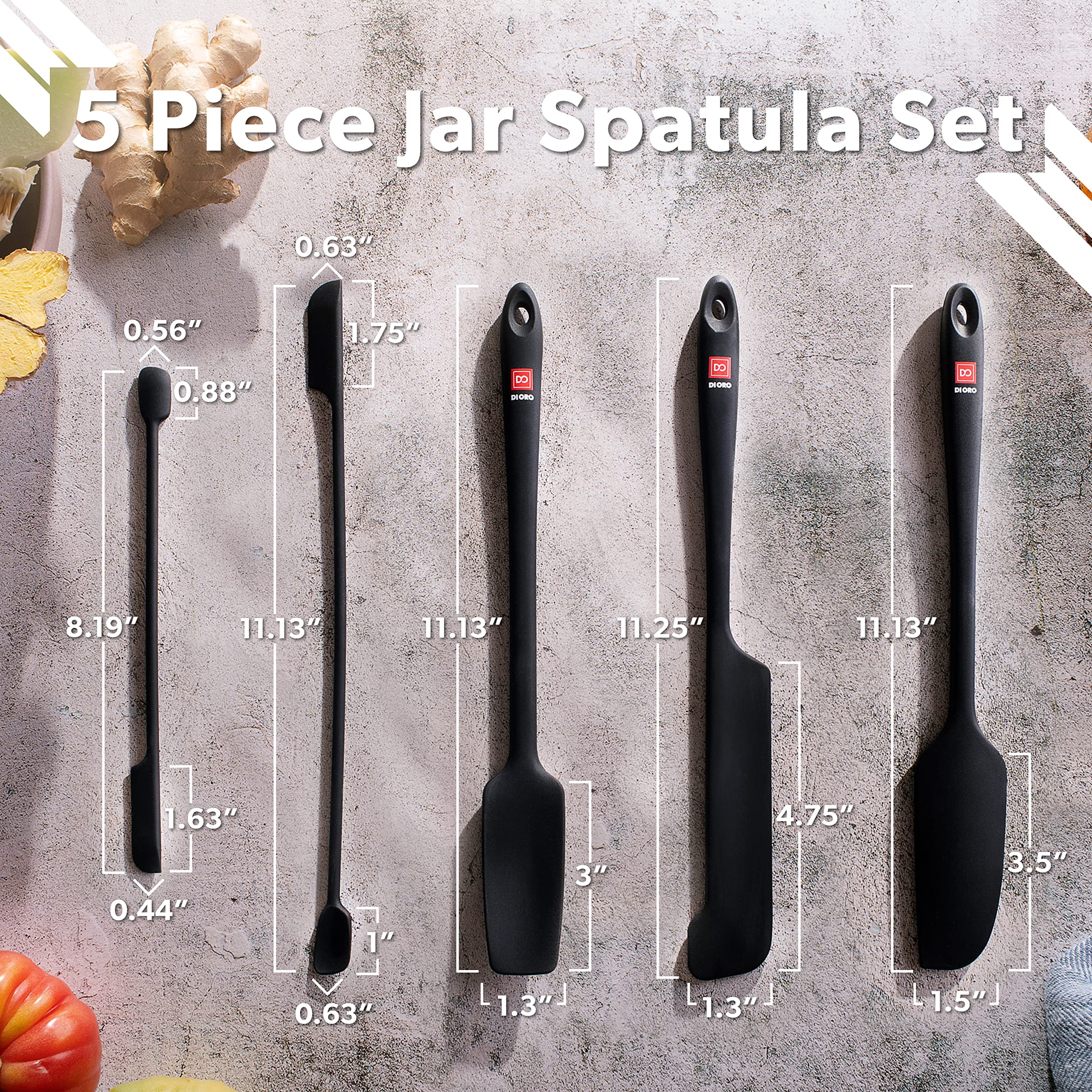 Di Oro Living spatula in dishwasher, easy cleaning post-use.
