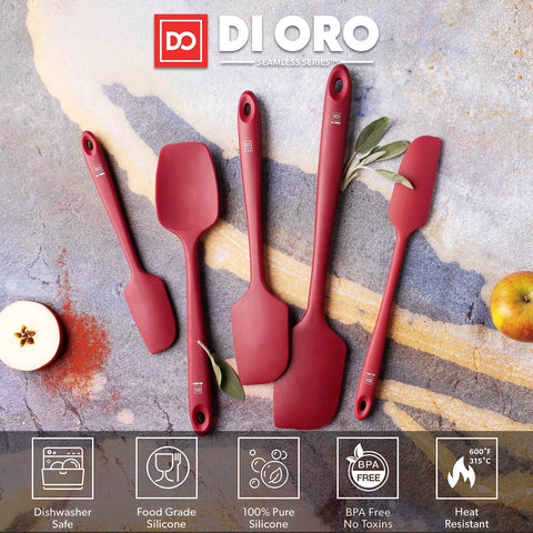 DI ORO jar spatula ideal for scooping thick sauces from jars.