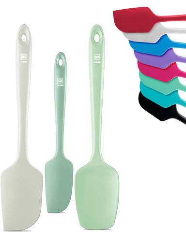 Di Oro Living silicone spatula set pastel 1; flexible tip in batter