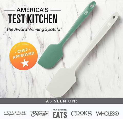 Di Oro Living silicone spatula set pastel 7; ideal for scraping bowls and folding batter