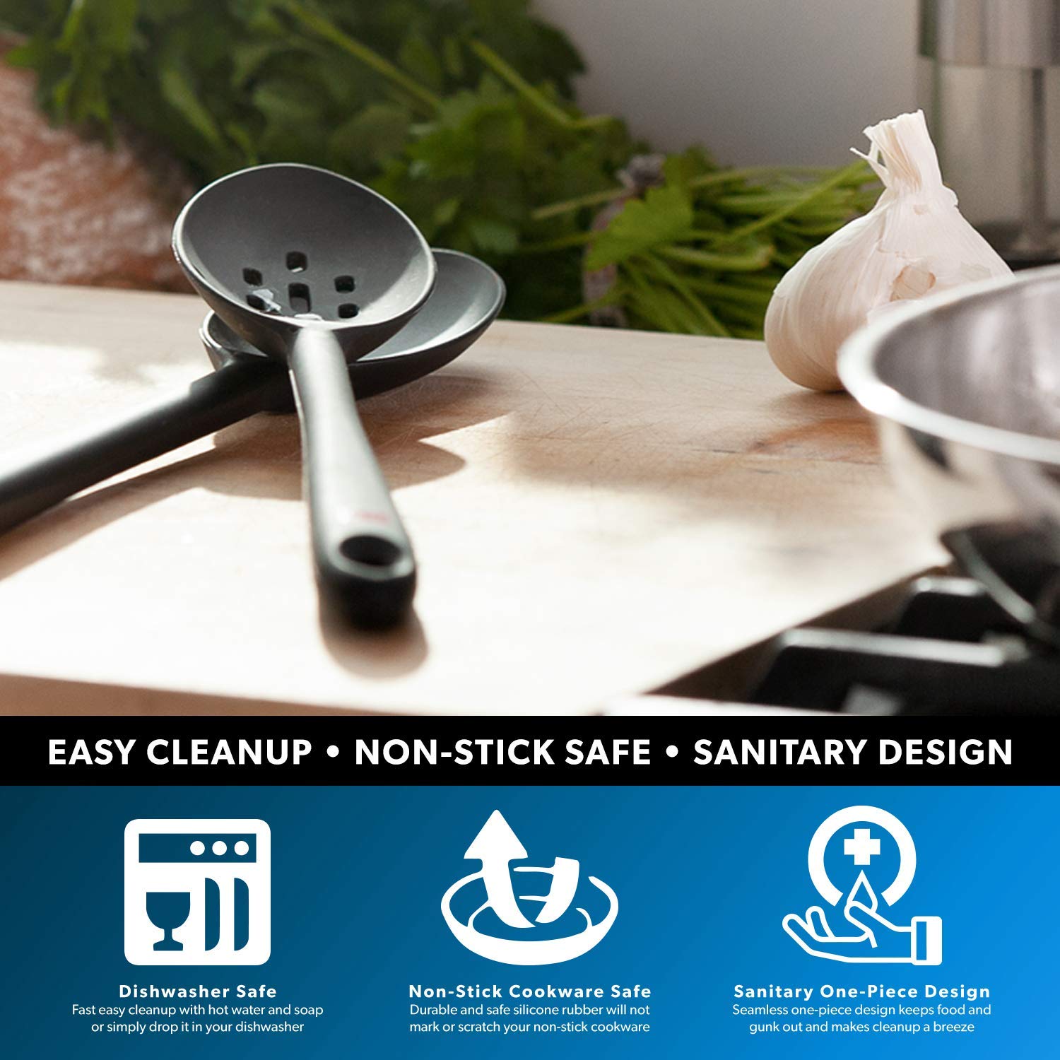 DI ORO Living ergonomic handle for comfortable grip.