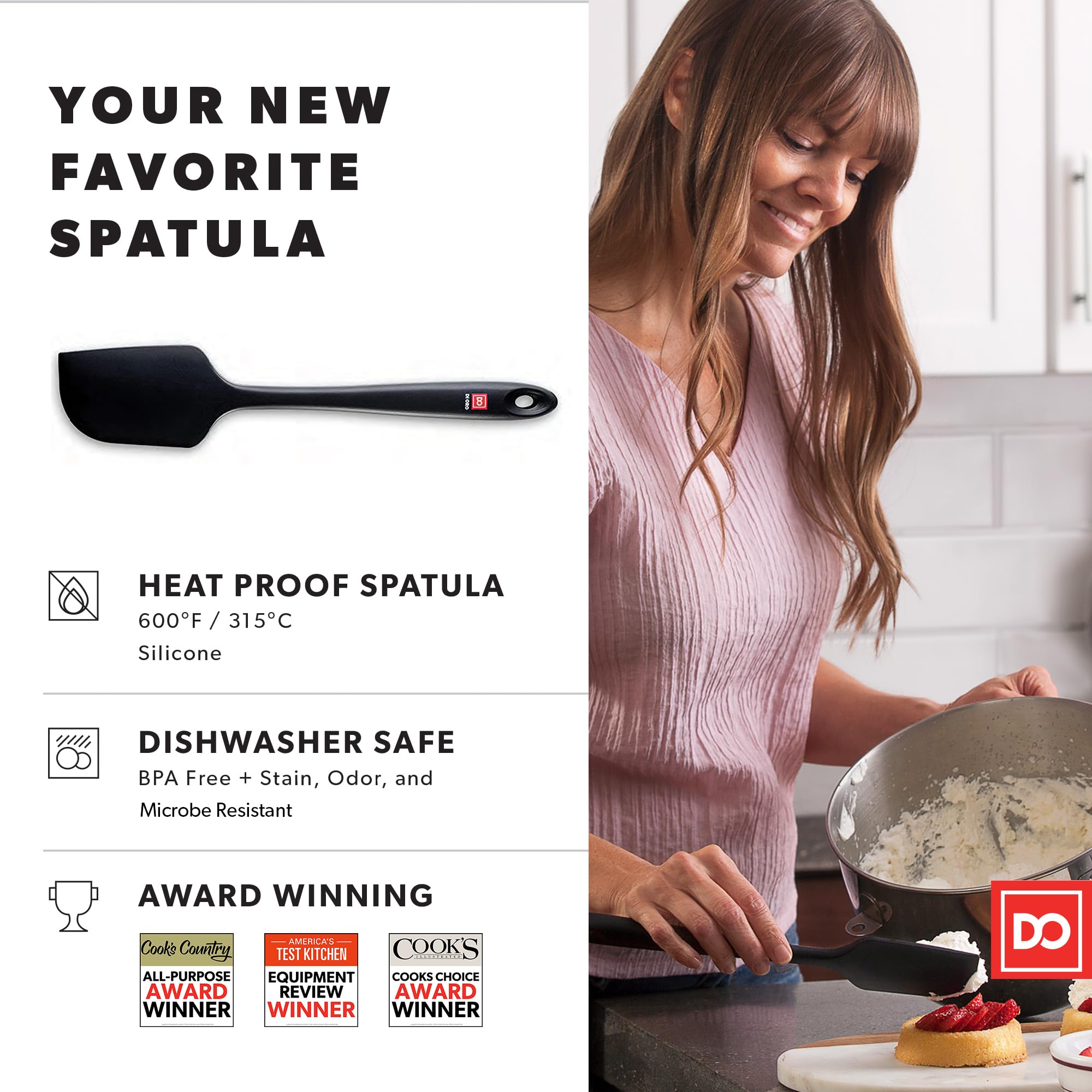 DI ORO seamless one-piece design helps prevent food from getting trapped