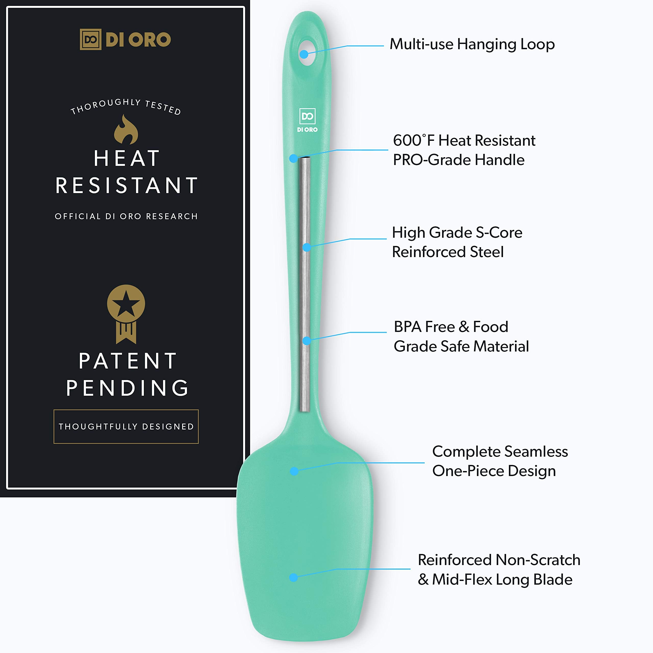 DI ORO spoonula shown in dishwasher for easy cleaning after meals.