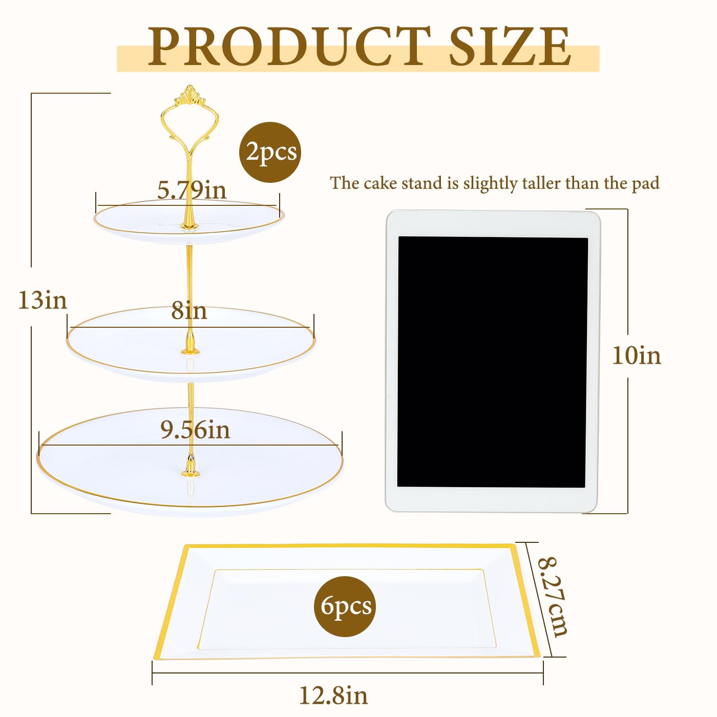 DI QIU REN dessert stand set adds elegance to baby showers