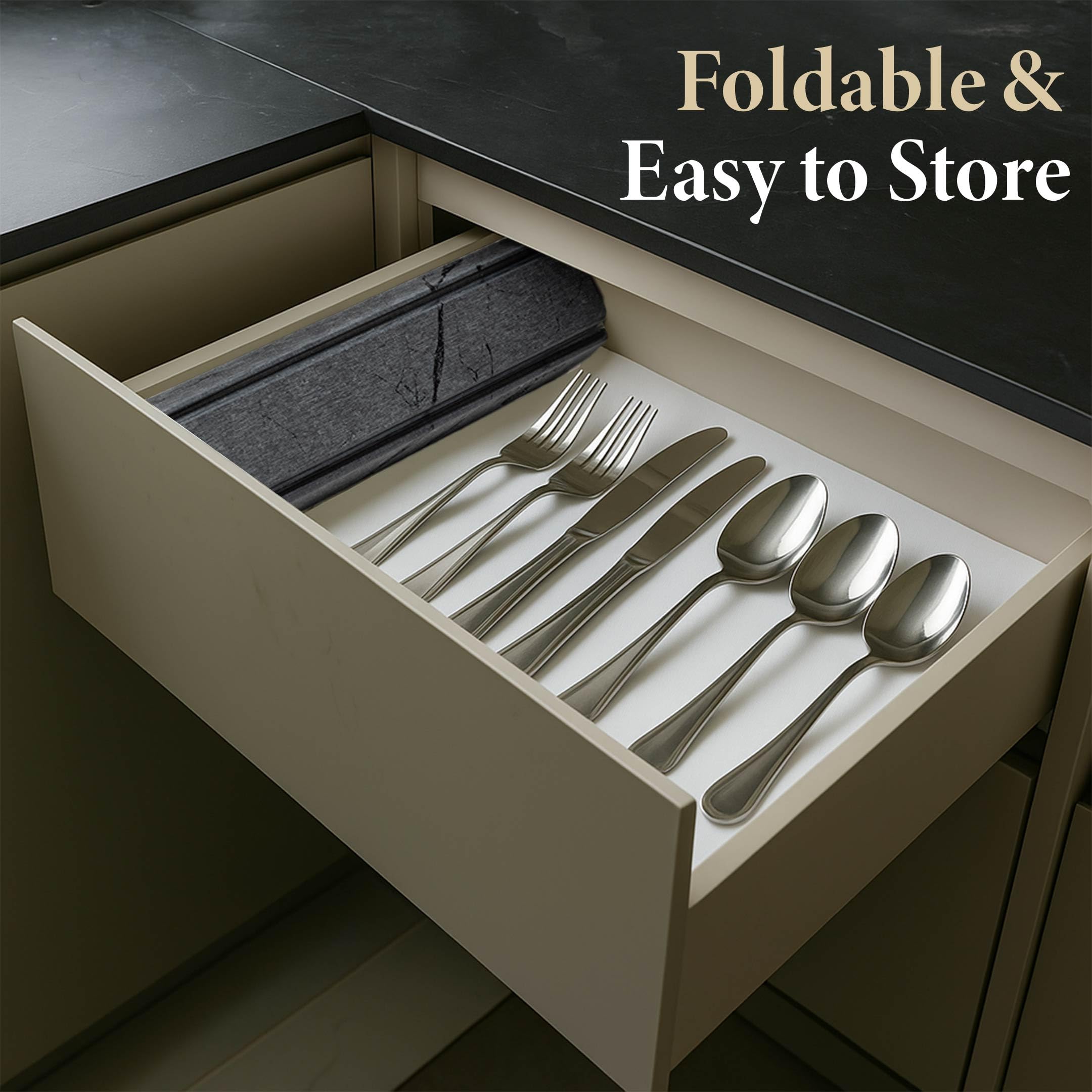Diakitch stone drying mat foldable design enables compact storage after use.