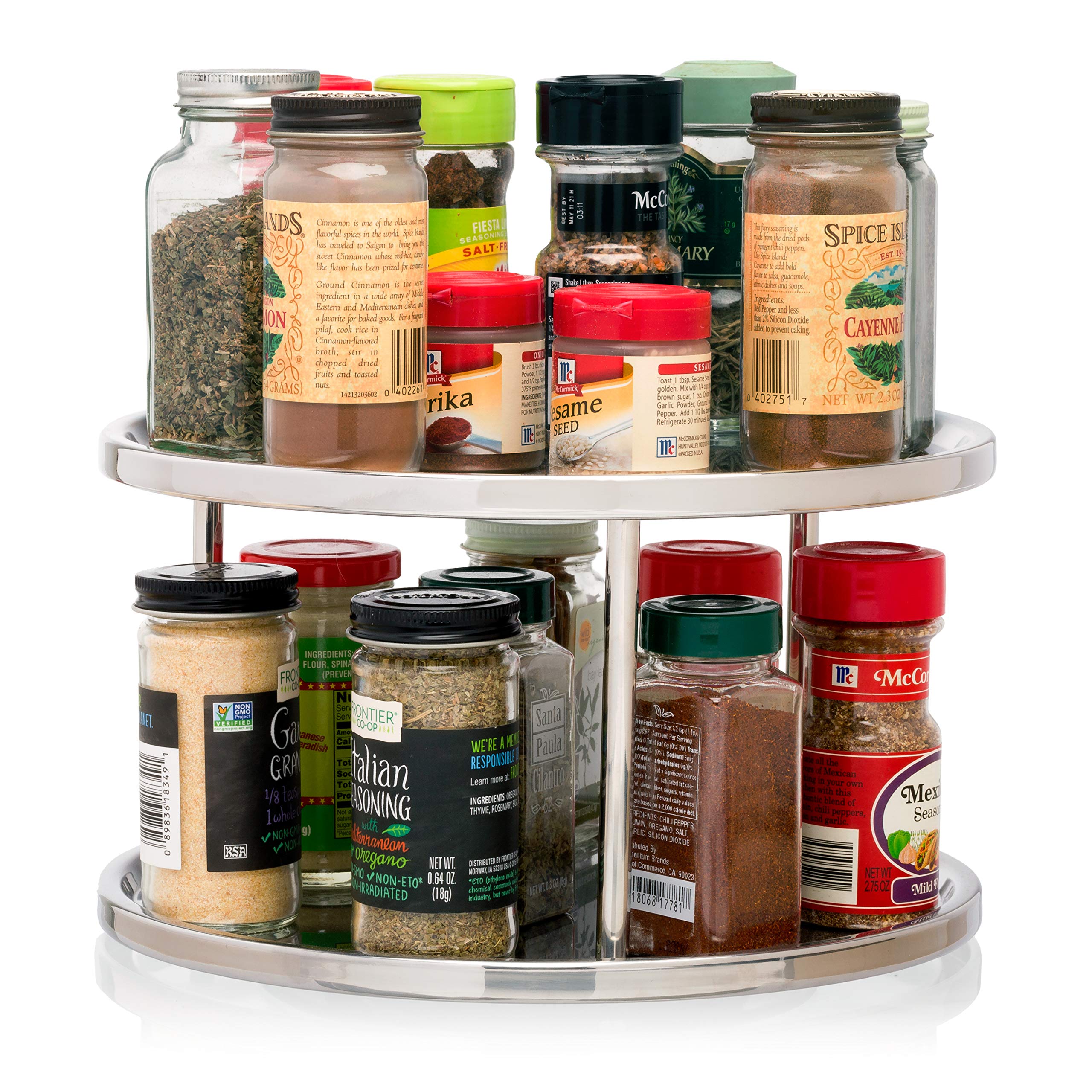 Dial Industries Lazy Susan on countertop enables easy access to utensils and condiments