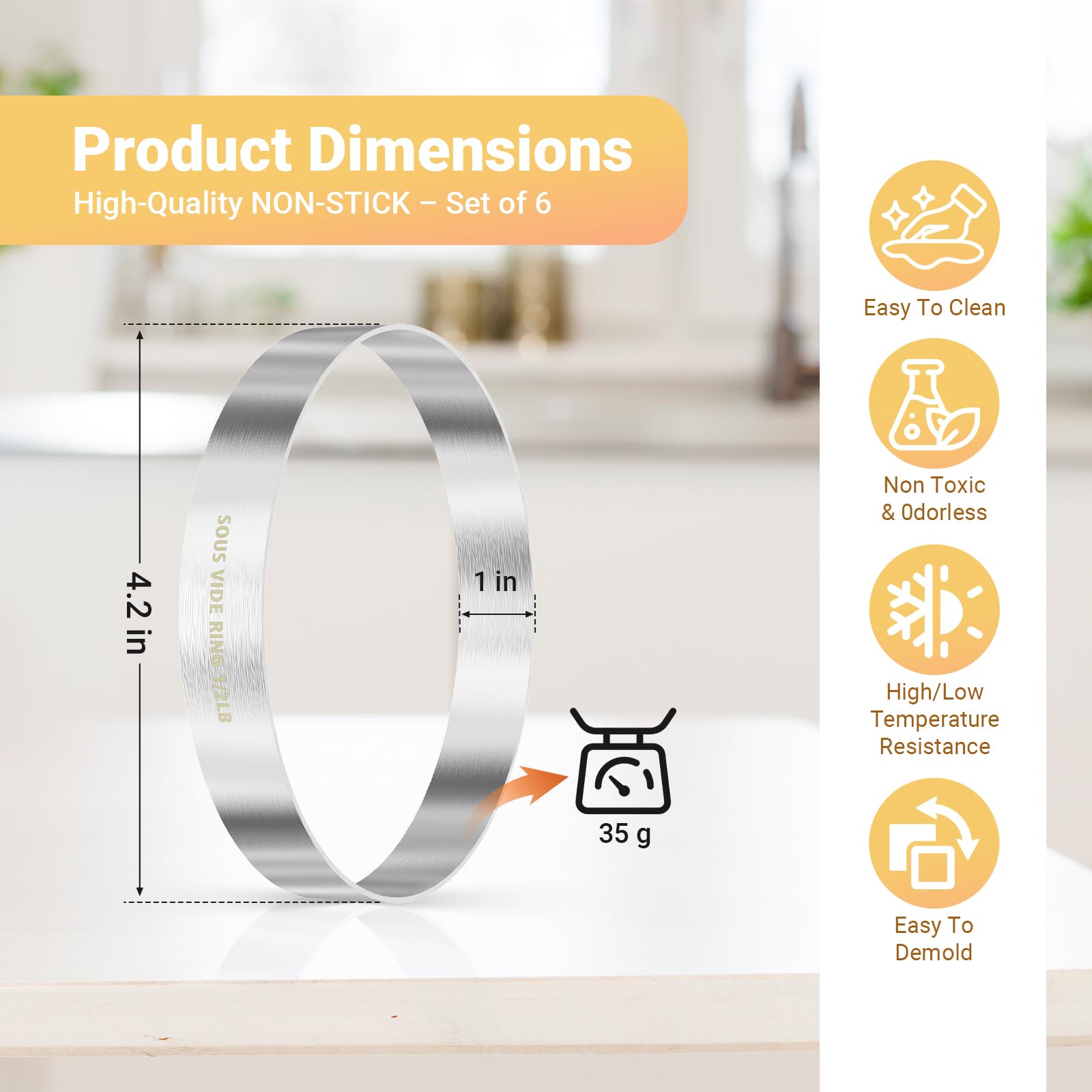 Diatomiteco 304 stainless steel ring demonstrates durable, corrosion-resistant construction