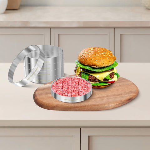 Diatomiteco oven and frying pan safe ring molds for versatile cooking