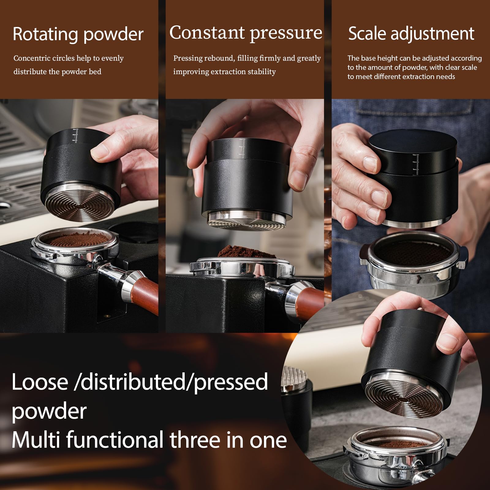 DiatZeno WDT tool with 22 needles for clump-free grind.