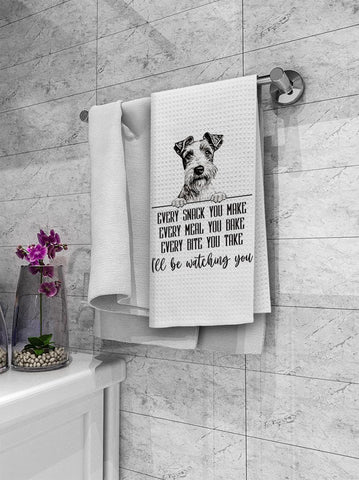 Dibor wire fox terrier gift towel ideal for dog lovers.