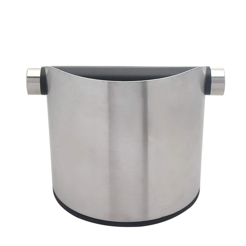 DIBTSA espresso knock box interior features a removable bar for easy cleaning.