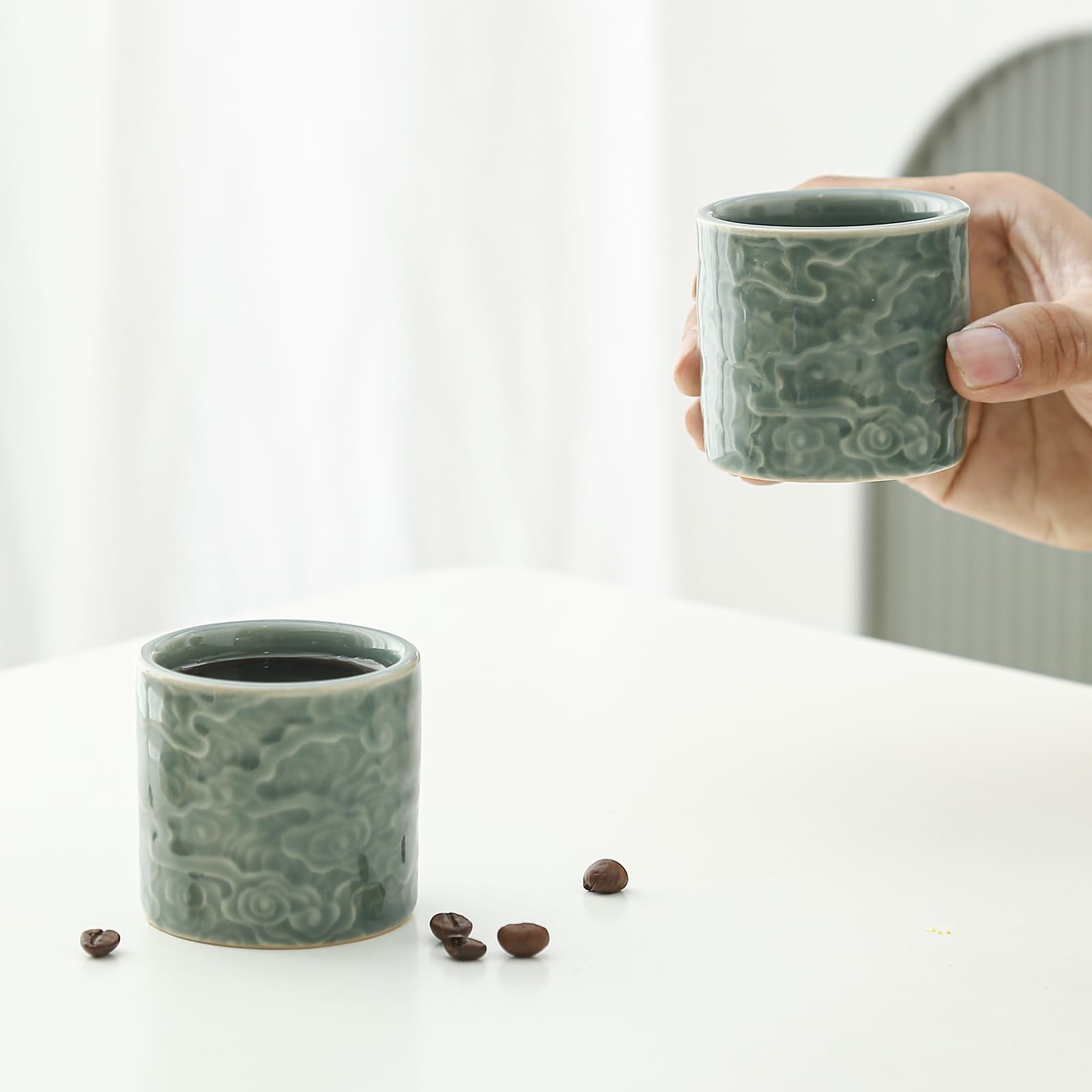 Dicmracy four-piece collection lets you mix colors for stylish stations.