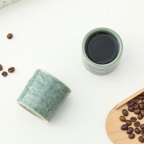 Dicmracy 3oz demitasse cups ideal for espresso and Turkish coffee.