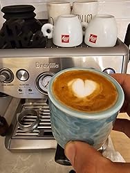 Dicmracy espresso cups feature anti-slip carved base for stable pouring.