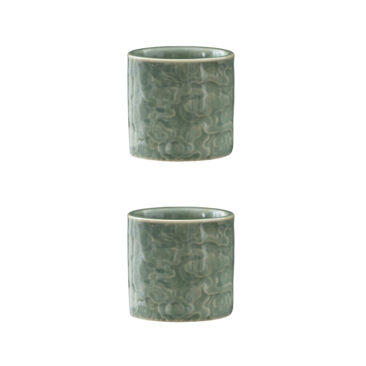 Dicmracy espresso cups with dual-texture matte exterior and glossy interior for refined daily rituals.