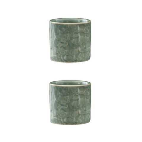 Dicmracy espresso cups with dual-texture matte exterior and glossy interior for refined daily rituals.