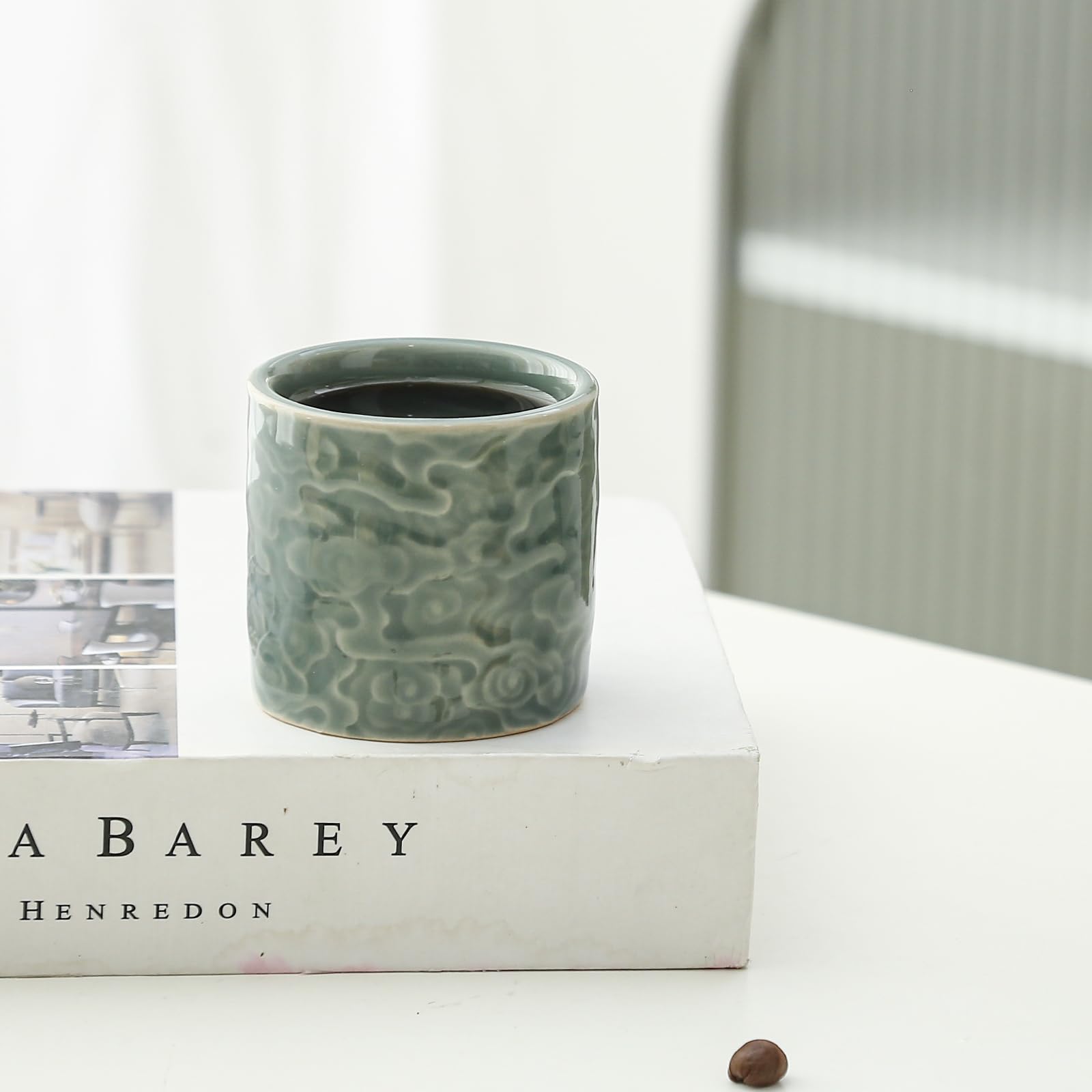 Dicmracy kiln-fired 1280°C ceramic cups offer durable, food-safe performance.