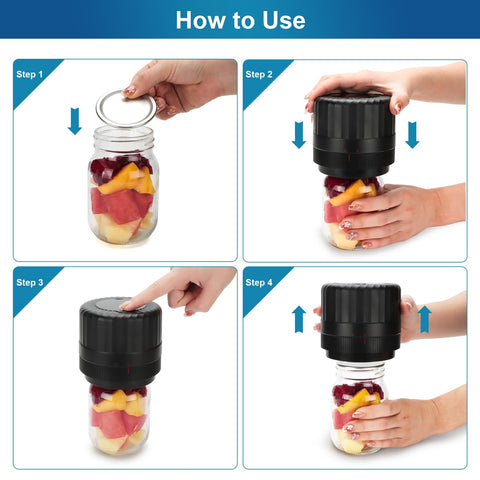 Dicorain VP06 Plus lids included for rapid jar setup and storage.