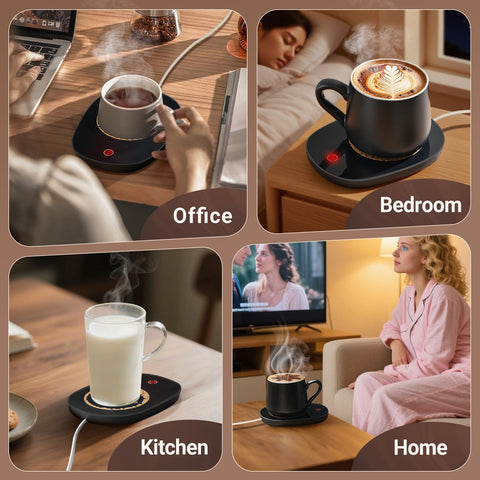 Dicross gift-ready coffee mug warmer suitable for desk or home gift