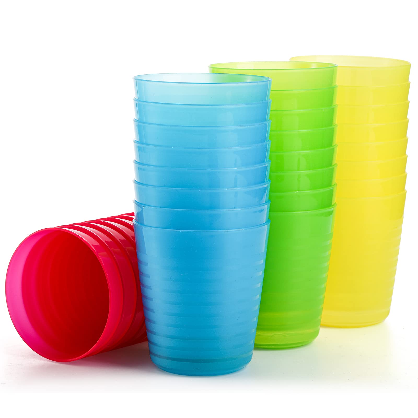 Dicunoy BPA-free translucent cups let you see liquid levels at a glance.