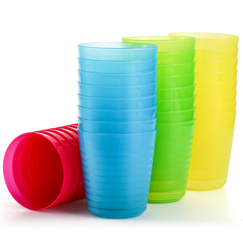 Dicunoy BPA-free translucent cups let you see liquid levels at a glance.