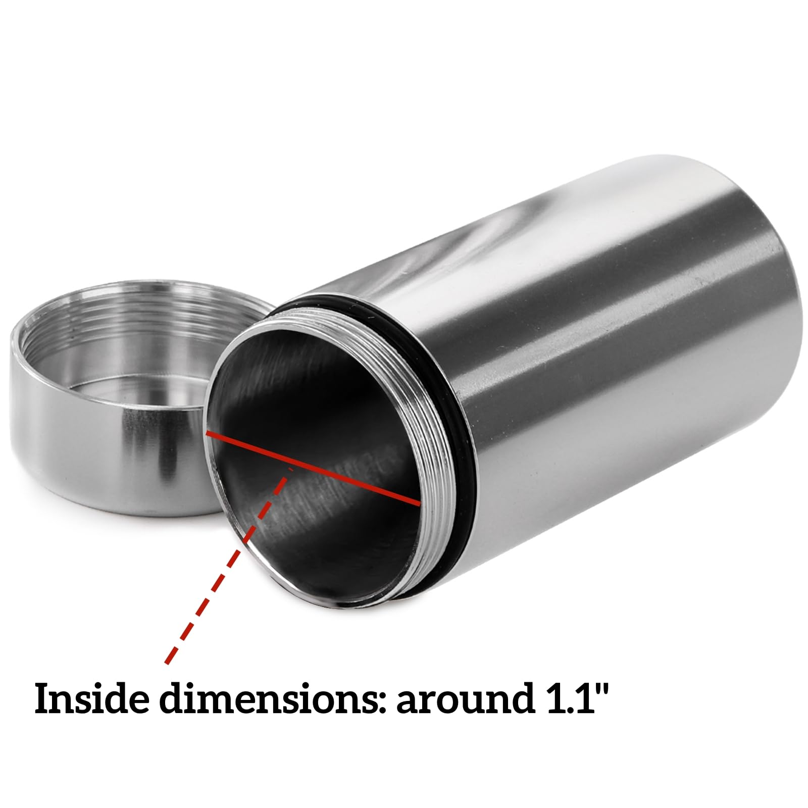 Dicunoy durable aluminum jar set protects contents during daily use and travel.