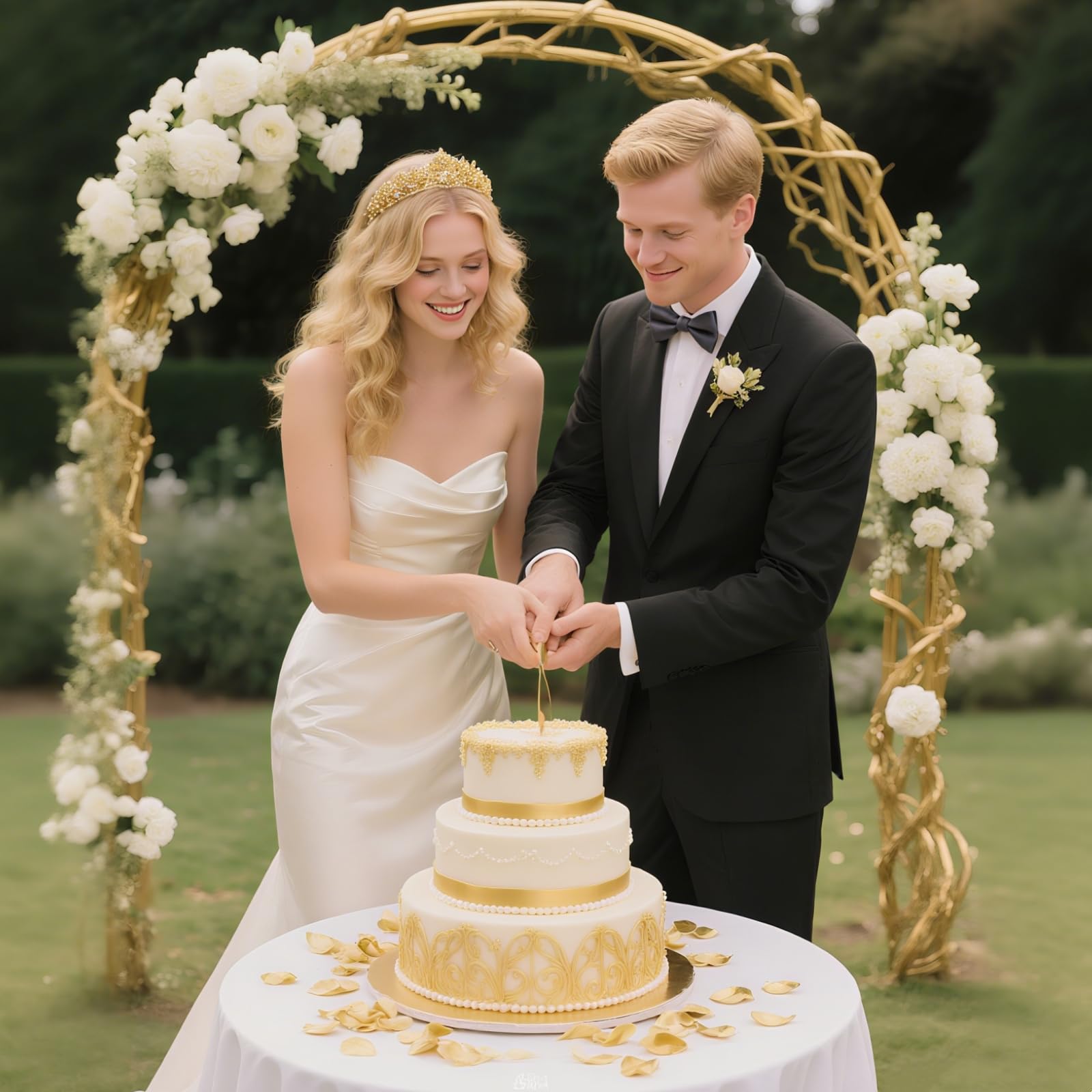 Dicunoy zinc alloy cake cutlery is sturdy and rust-resistant.