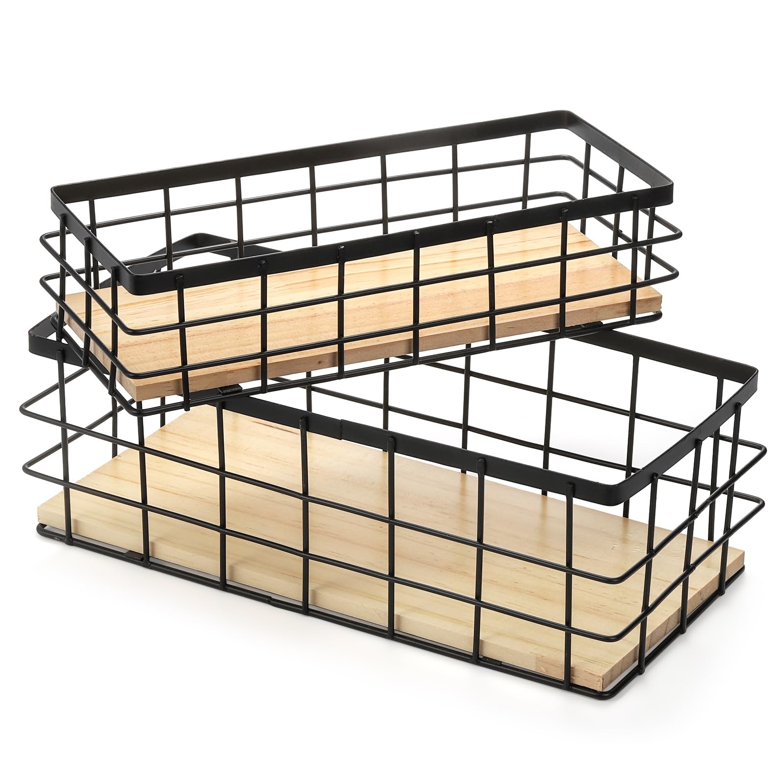 Dicunoy farmhouse-style basket set on kitchen counter.