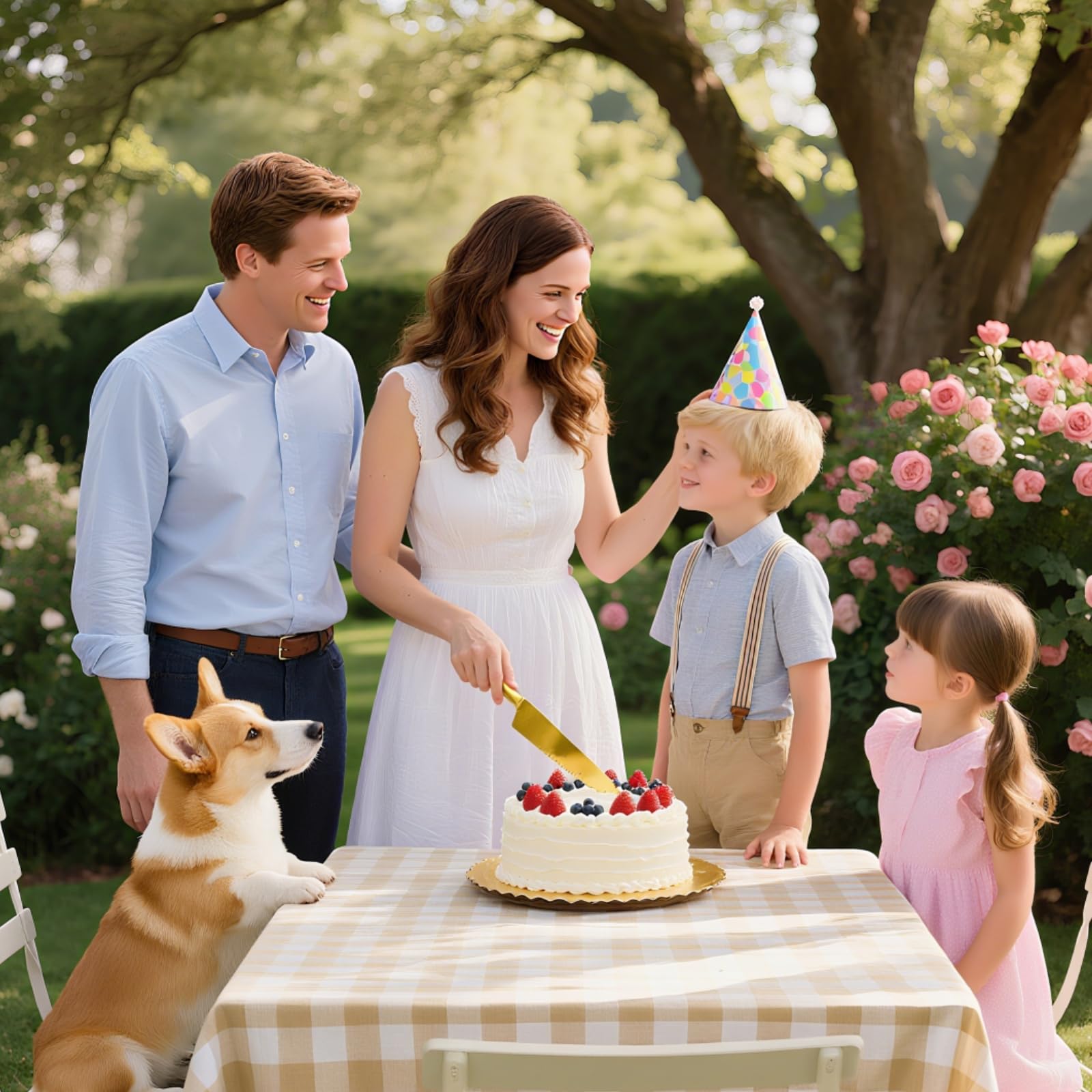 Dicunoy party-ready cake table setup for a stylish display.