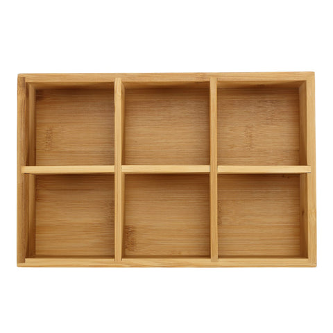 Dicunoy tea and sugar packet storage with six-divided sections for easy access.