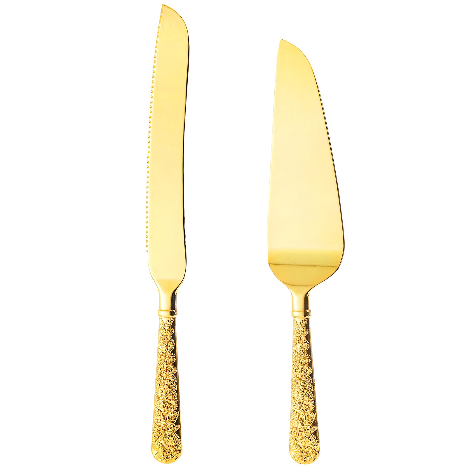 Dicunoy wedding knife and server set adds vintage charm to celebrations.