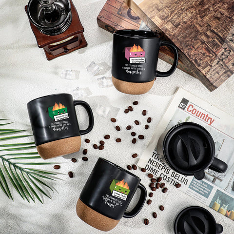 Didaey 13.5 oz dumpster fire mug suitable for coffee, tea, or juice