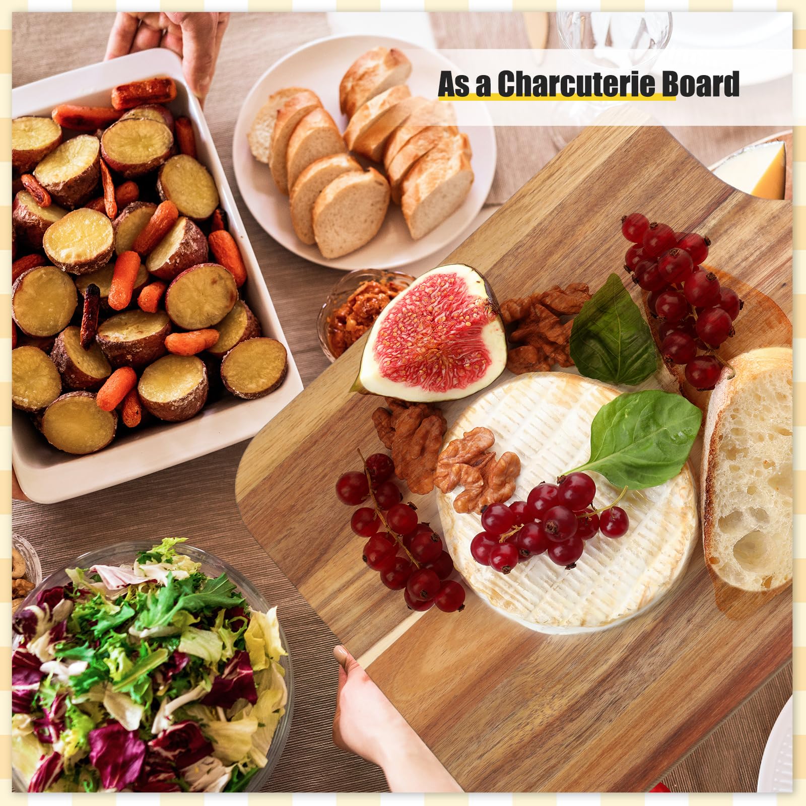 Didaey easy-clean surface shown being wiped after use.