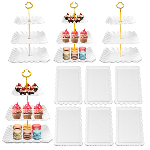 DIDROOM dessert table display set assembled for elegant pastries on display