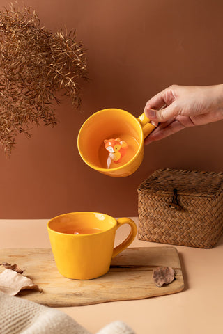 DIHOclub 12 oz fox mug ideal for daily use
