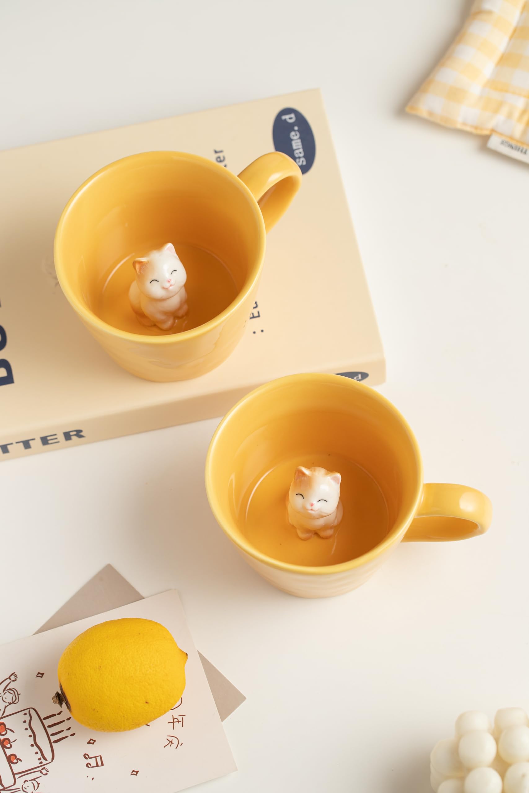 DIHOclub Durable ceramic cup with vibrant glaze for everyday use