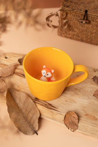 DIHOclub Fox hand-painted design on the mug