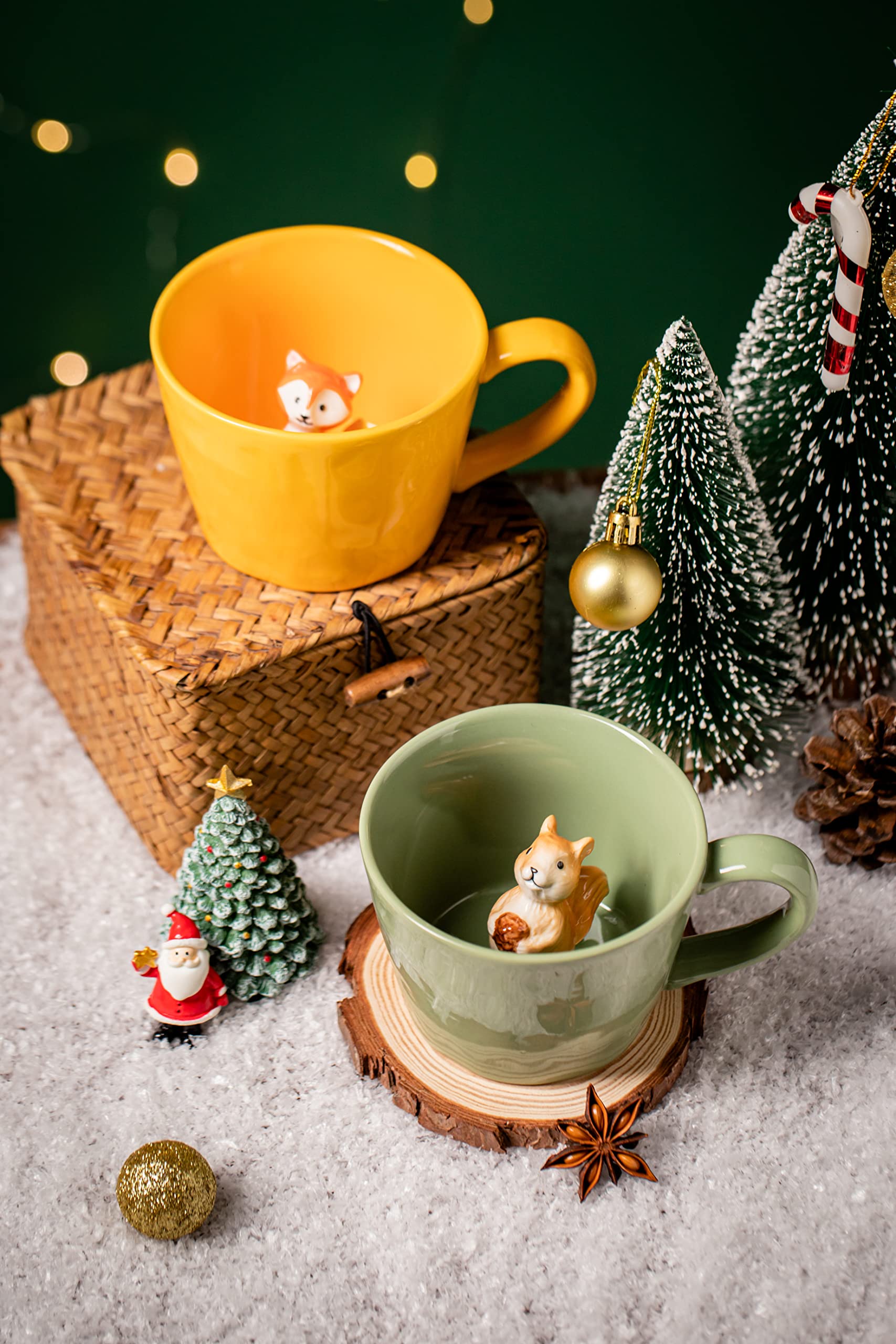 DIHOclub Fox mug safe for microwave warming