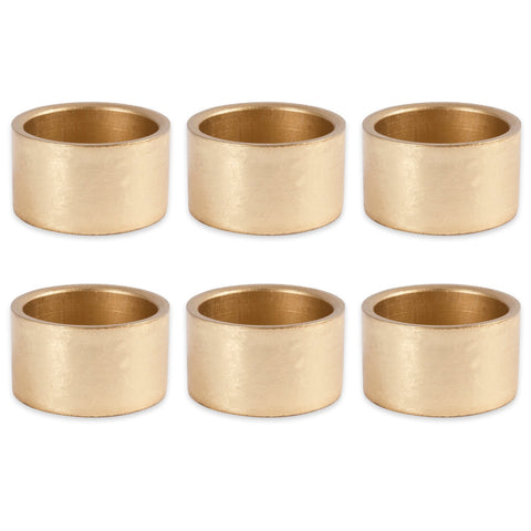 DII Basic Napkin Ring Collection in gold adds subtle luxury to everyday dining.
