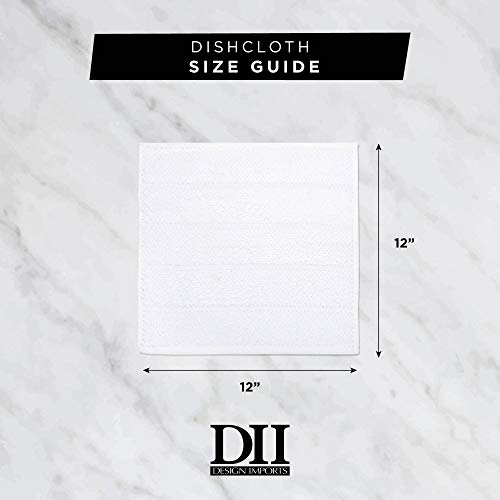 DII 100% cotton dishcloths; strong absorbency for daily messes.