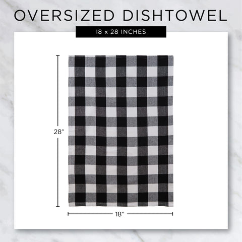 DII wash-friendly cotton towels suitable for dish drying and light dusting.