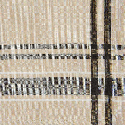 Cotton weave close-up shows soft texture and durable surface of the runner.