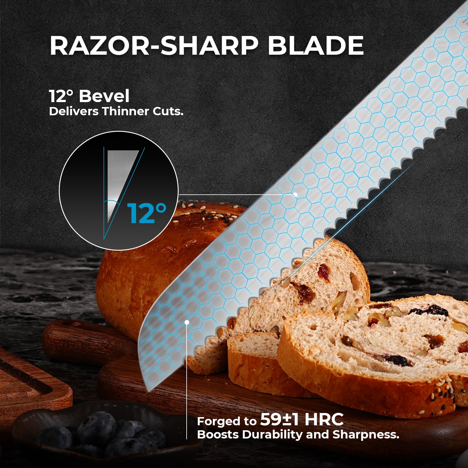 DiiHAUZZ gift box packaging presents a premium bread knife