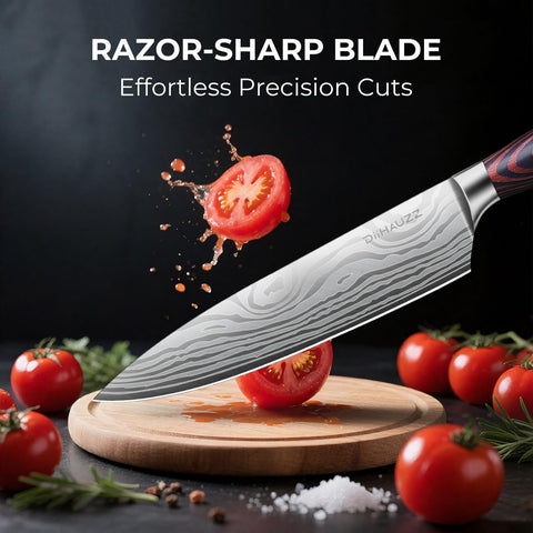 DiiHAUZZ knife with sheath for safe storage and transport