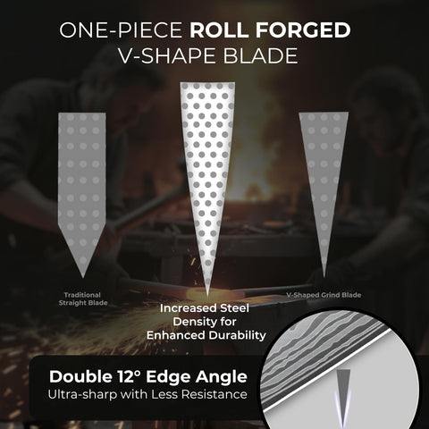 DiiHAUZZ one-piece forged construction for balanced control