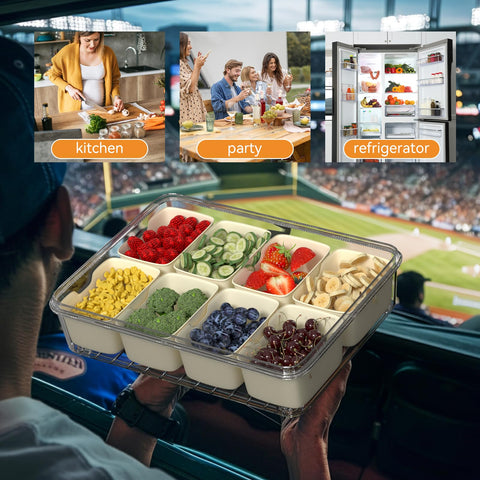 Dimber Snackle Box serves as a chic charcuterie and snack tray