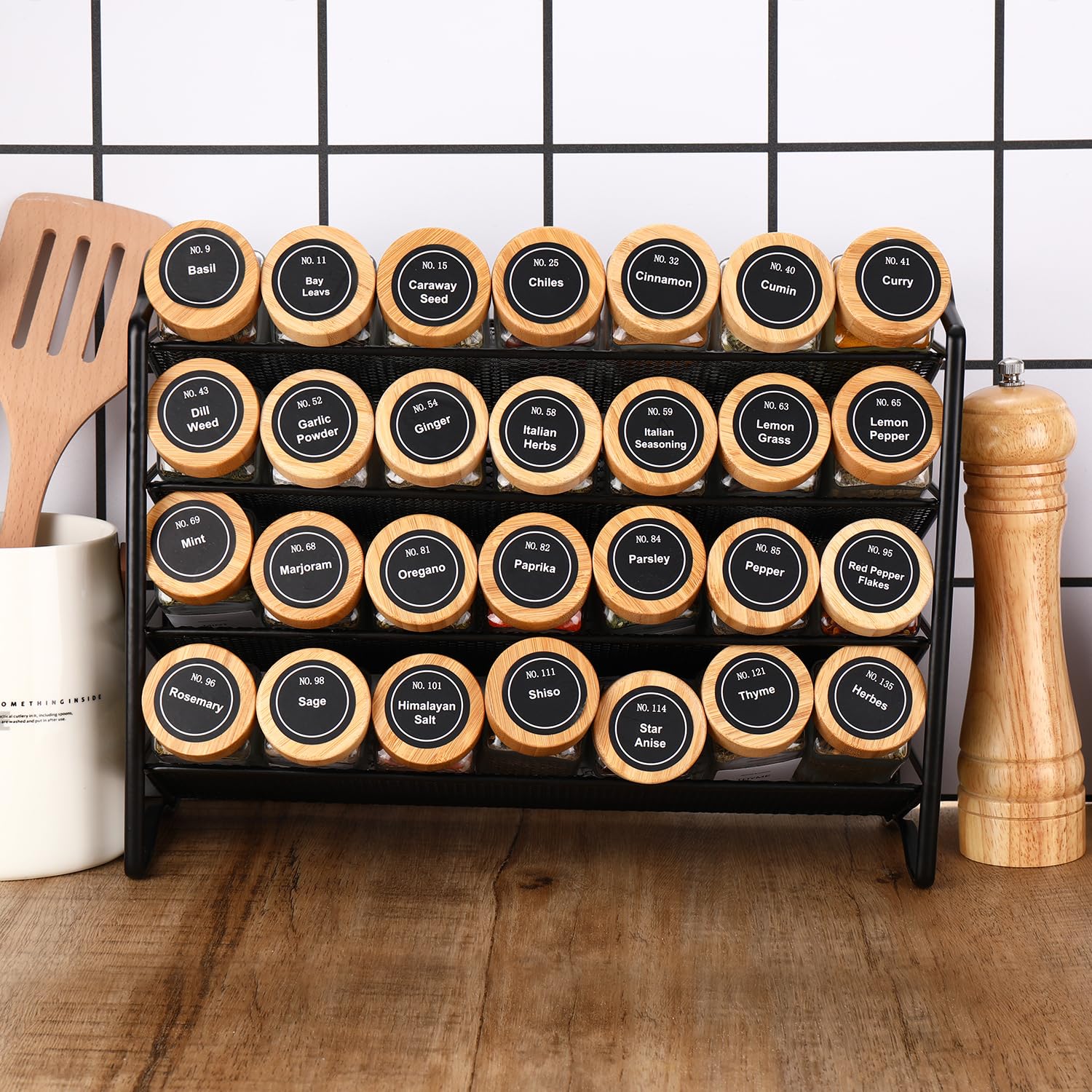 DIMBRAH spice catalog included to help match labels quickly.