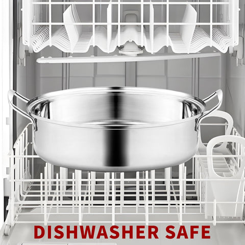 DIMESHY large-capacity roaster ideal for turkey, chicken, beef, and veggies.