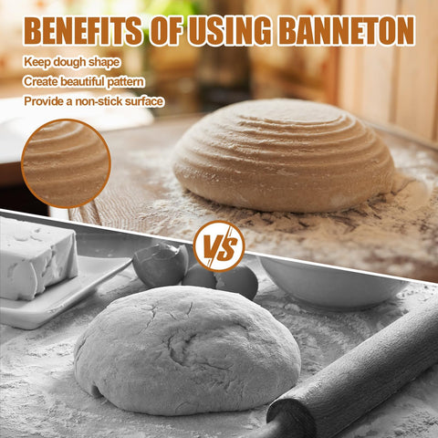 Dimpola Banneton proofing environment supports dough texture development